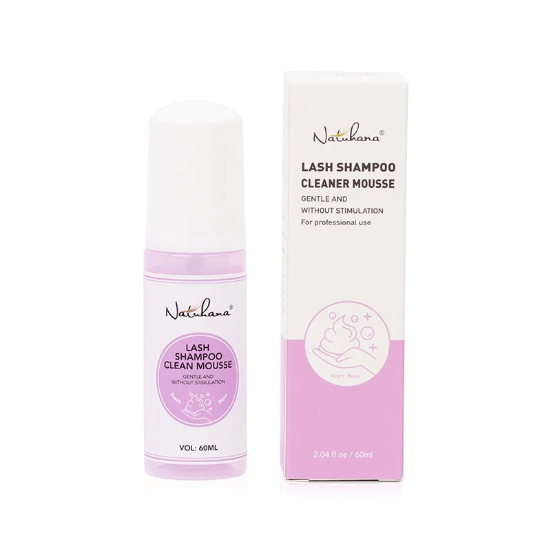 NATUHANA Lash Cleansing Mousse.