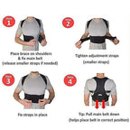 Shoulder back support belt