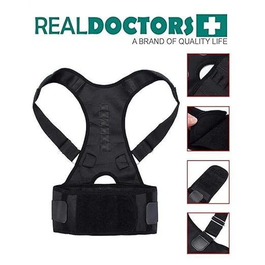 Shoulder back support belt