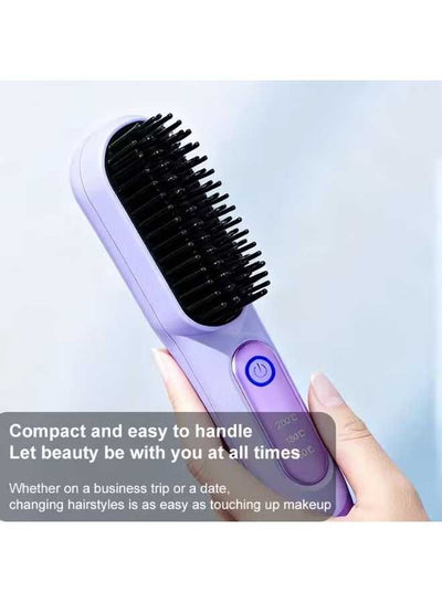 Portable Cordless Hair Straightener Brush Review by Noura Al Suwaidi